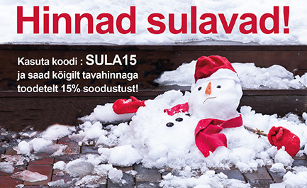 Hinnad sulavad
