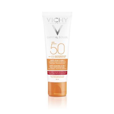 VICHY CS VANANEMISVASTANE  PÄIKESEKAITSEKREEM NÄOLE  SPF50+ 50ML_
