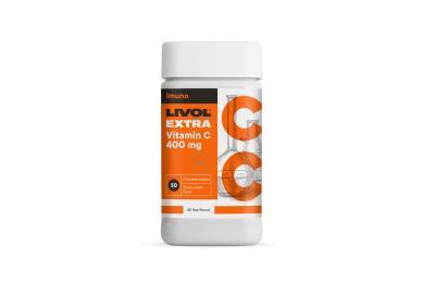 LIVOL EXTRA VITAMIN C 400MG NÄRIMISTBL  N50