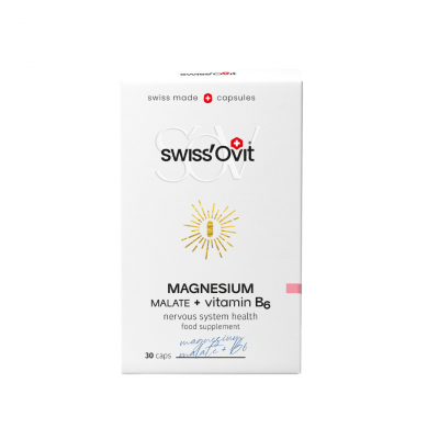 SWISS OVIT MAGNESIUM MALATE+B6 KAPSLID N30