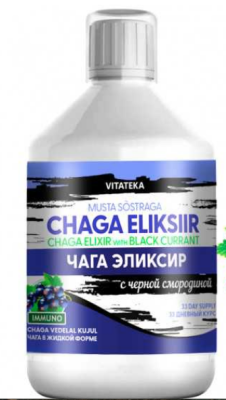VITATEKA CHAGA ELIKSIIR MUSTSÕSTRAGA 500 ML