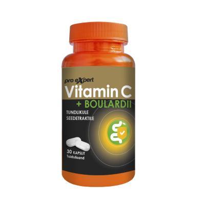 VITAMIN C PRO EXPERT+ BOULARDII KAPSLID N30