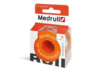 MEDRULL RULLPLAASTER TRANSPARENT 2,5*500CM