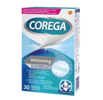 COREGA CLEANSERS TABS WHITE N30