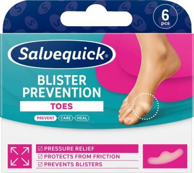 SALVEQUICK BLISTER PREVENTION TOES 2,1x6,4CM N6