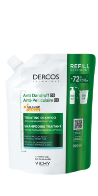 VICHY DERCOS KÕÕMAVASTANE SHAMPOON DS OILY REFILL 390ML