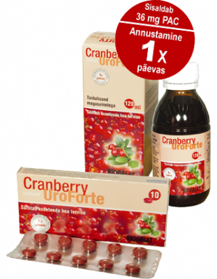 UROFORTE CRANBERRY TBL N10