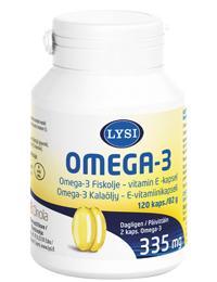 LYSI OMEGA-3 + E-VIT CAPS N120