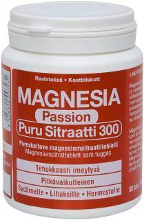 MAGNESIA PASSION PURU SITRAATTI 300 TAB N90