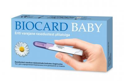 BIOCARD BABY ERITI VARAJANE  RASEDUSTEST-PLIIATS N1