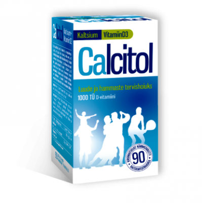 CALCITOL KALTSIUM ja Vit. D3 TAB N90