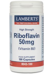 LAMBERTS VITAMIIN B2 (RIBOFLAVIIN) 50MG KAPS N100