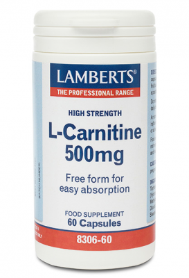LAMBERTS L-KARNITIIN KAPS 500MG N60