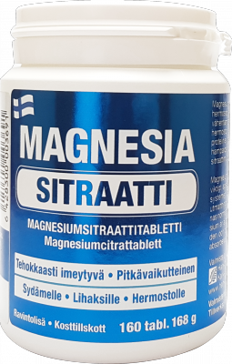 MAGNESIA SITRAATTI 300 MAGNEESIUMI TAB N160