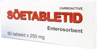 SETABLETID CARBOACTIV 250MG N50 UKR