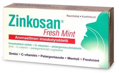 ZINKOSAN FRESH MINT TSINGI IMEMISTABLETID KURGULE  N20