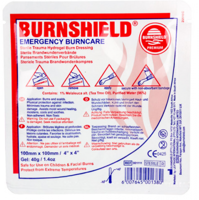 BURNSHIELD PLETUSSIDE STERIILNE 10*10CM