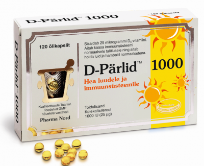 D-PRLID 1000 LIKAPSLID 25MCG N120