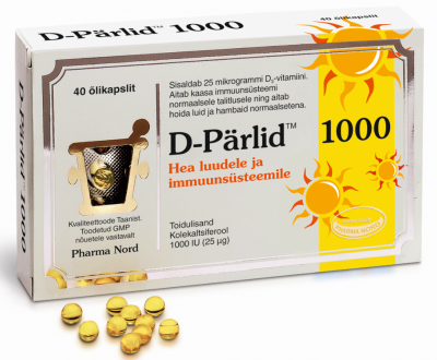 D-PRLID 1000 LIKAPSLID 25MCG N40