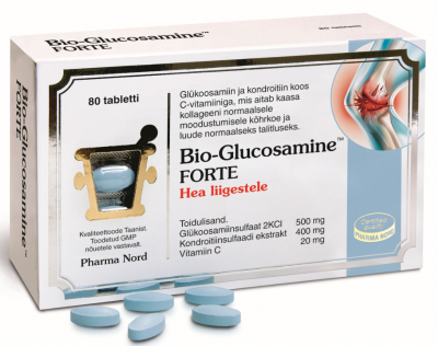 BIO-GLUCOSAMINE FORTE TAB 500MG/400MG  N80