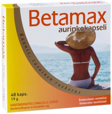 BETAMAX PIKESEKAPSLID LOODUSLIKU BEETAKAROTEENIGA N48