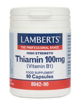 LAMBERTS VITAMIIN B1 (TIAMIIN) 100mg  CAPS N90