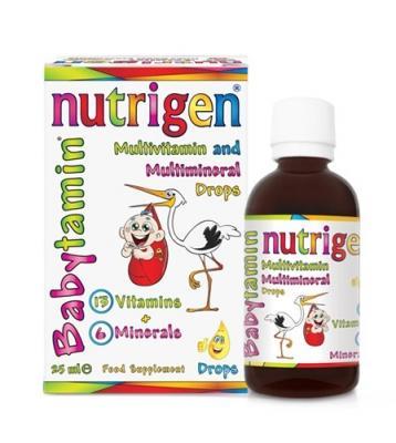 NUTRIGEN BABYTAMIN MULTIVITAMIINITILGAD IMIKUTELE 25ML