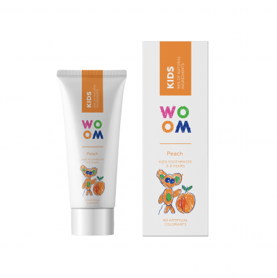 WOOM HAMBAPASTA KIDS (3-8 AASTAT)  PEACH 50ML