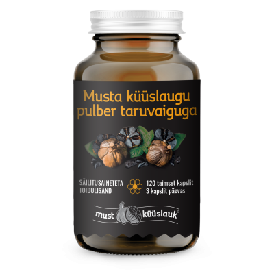 MUST KSLAUK TARUVAIGUGA kapslid N120