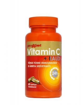 VITAMIN C PRO EXPERT+ RAUD (TOIME 24TUNDI) CAPS N60