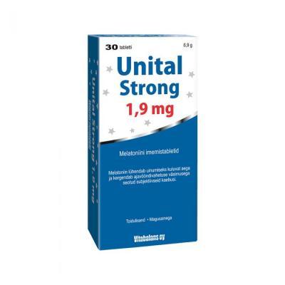 UNITAL Strong 1,9 MG MELATONIINI TBL N30