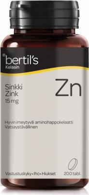 BERTILS KELASIN TSINK 15MG TBL N200