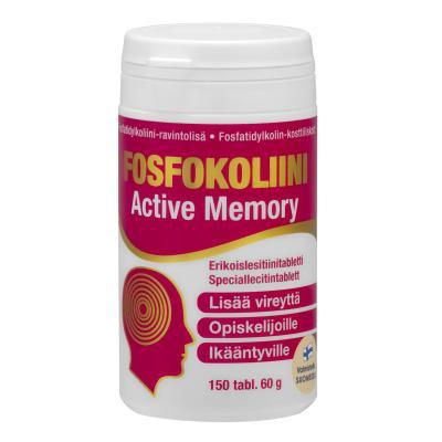 FOSFOKOLIINI ACTIVE MEMORY LETSITIINI TAB  N150
