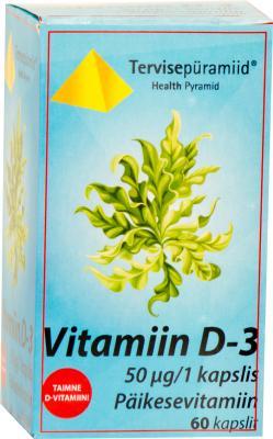 TERVISEPRAMIID VITAMIIN D3 TAIMNE 50MCG KAPS N60