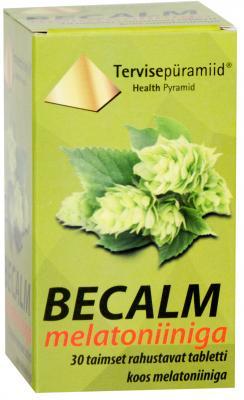 TERVISEPRAMIID BECALM MELATONIINIGA TBL N30