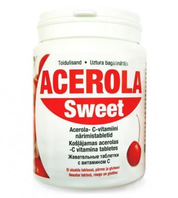 ACEROLA  SWEET LOODUSLIK C-VITAMIIN TBL 75MG N250