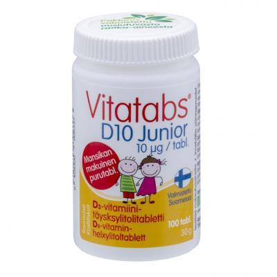 VITATABS JUNIOR D3 10mcg  MAASIKAMAITSELINE NRIMISTBL N100