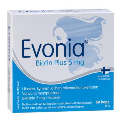 EVONIA BIOTIN PLUS KAPSLID LIKIVATELE JUUSTELE N60