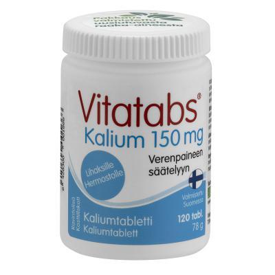 VITATABS KAALIUM 150MG TBL N120