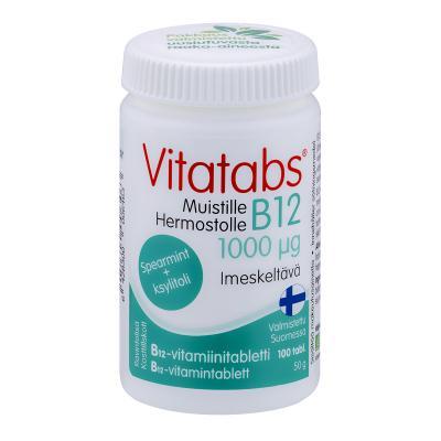 VITATABS B12  1000 MCG SPEARMINT+ KSLITOOL TBL N100