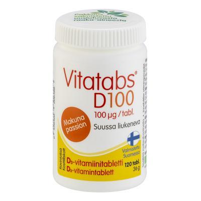 VITATABS D3 100 MKG (4000 IU)  IMEMISTABLETT PASSION N120