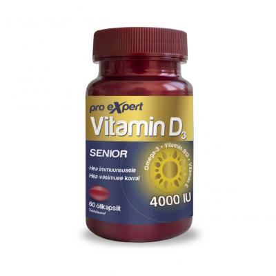 VITAMIN D3 PRO EXPERT 4000IU SENIOR KAPSLID N60