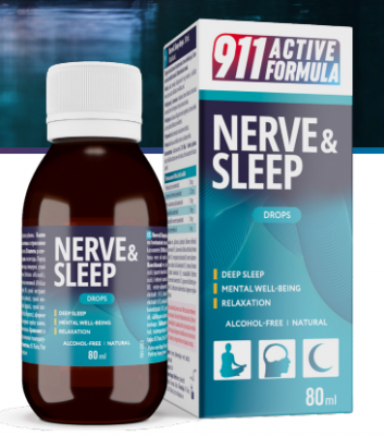 911 ACTIVE FORMULA NERVE & SLEEP TILGAD 80ML