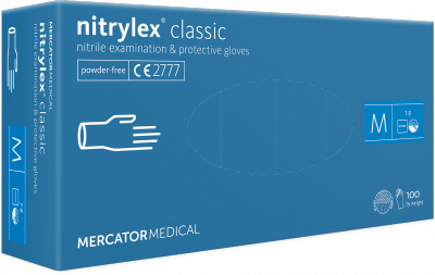 KINDAD MERCATOR NITRILE M  N100 PUUDRITA