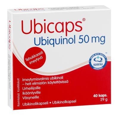 UBICAPS 50MG UBIQUINOL CAPS N40