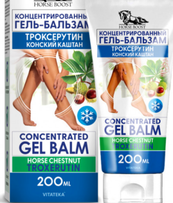 VITATEKA JALAGEEL HOBUKASTANI JA TROKSERUTIINIGA 200ML