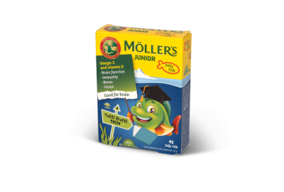 MÖLLER`S JUNIOR PUUVILJAMAITSELISED KALAKESED  N45