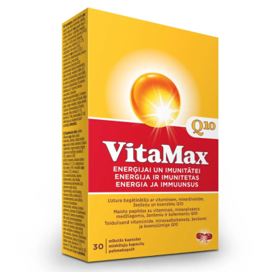 VITAMAX Q10 KAPSLID N30