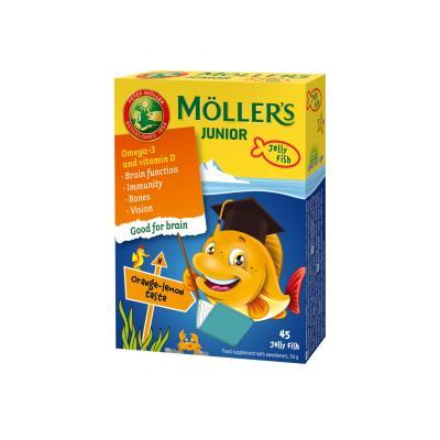MÖLLER`S JUNIOR TSITRUSEMAITSELISED KALAKESED  N45