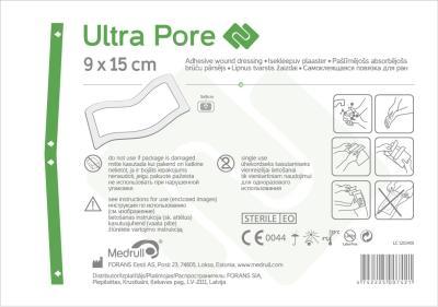 MEDRULL ULTRA PORE ISEKLEEPUV  HAAVAPLAASTER 9*15CM N1